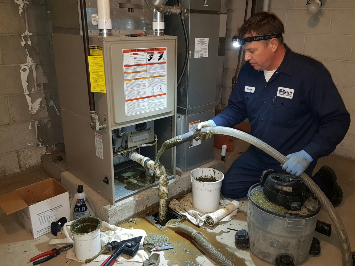 Furnace Condensate Drain Problems in Muncie, IN